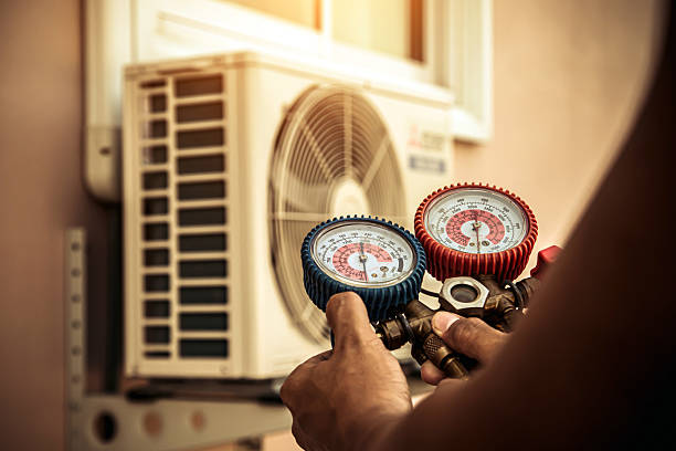 Professional Air Conditioning Service technician working in Wapato, WA